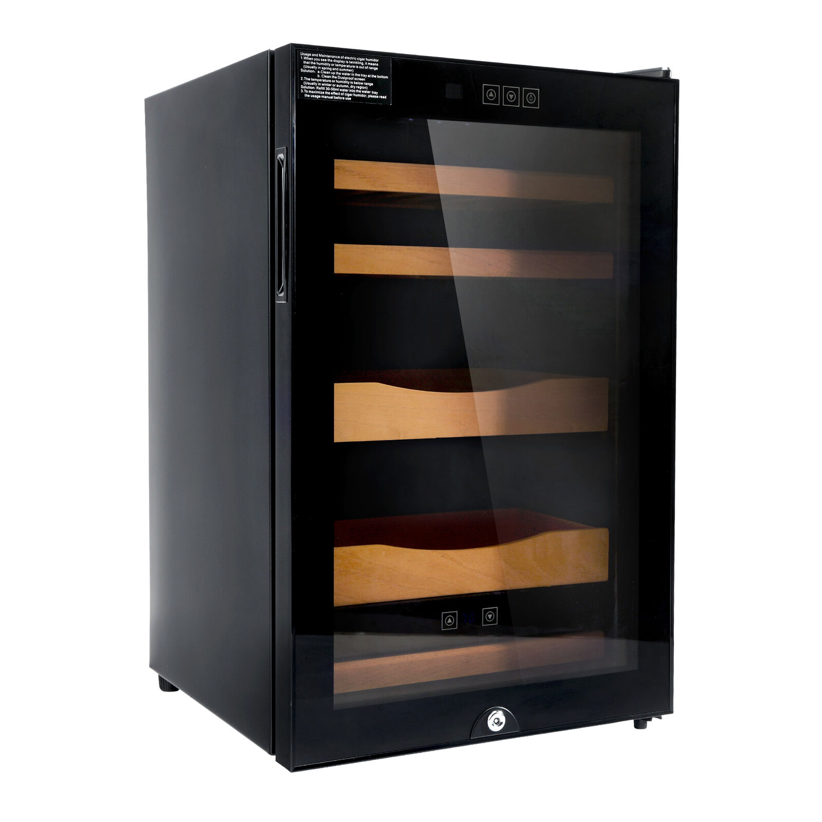 TCFUNDY Electronic Cigar Cooler Humidor Stable Temperature &Humidity 400Capacity