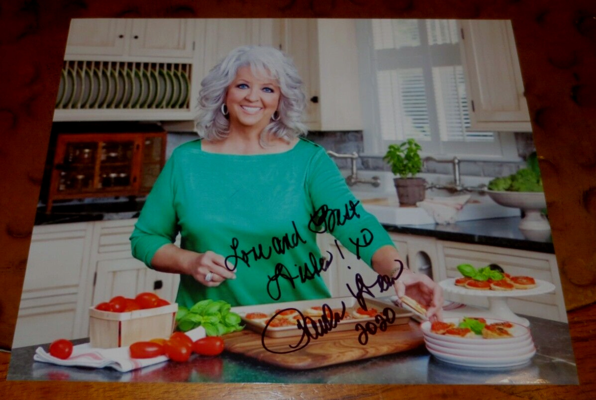 Paula Deen signed autographed 8x10 photo celebrity chef The Lady & Sons Savannah