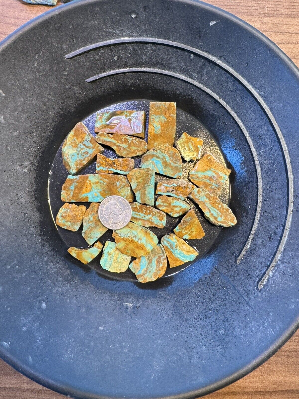 TURQUOISE MOUNTAIN FIRE.  160g Super Grade Slabs Get What You See