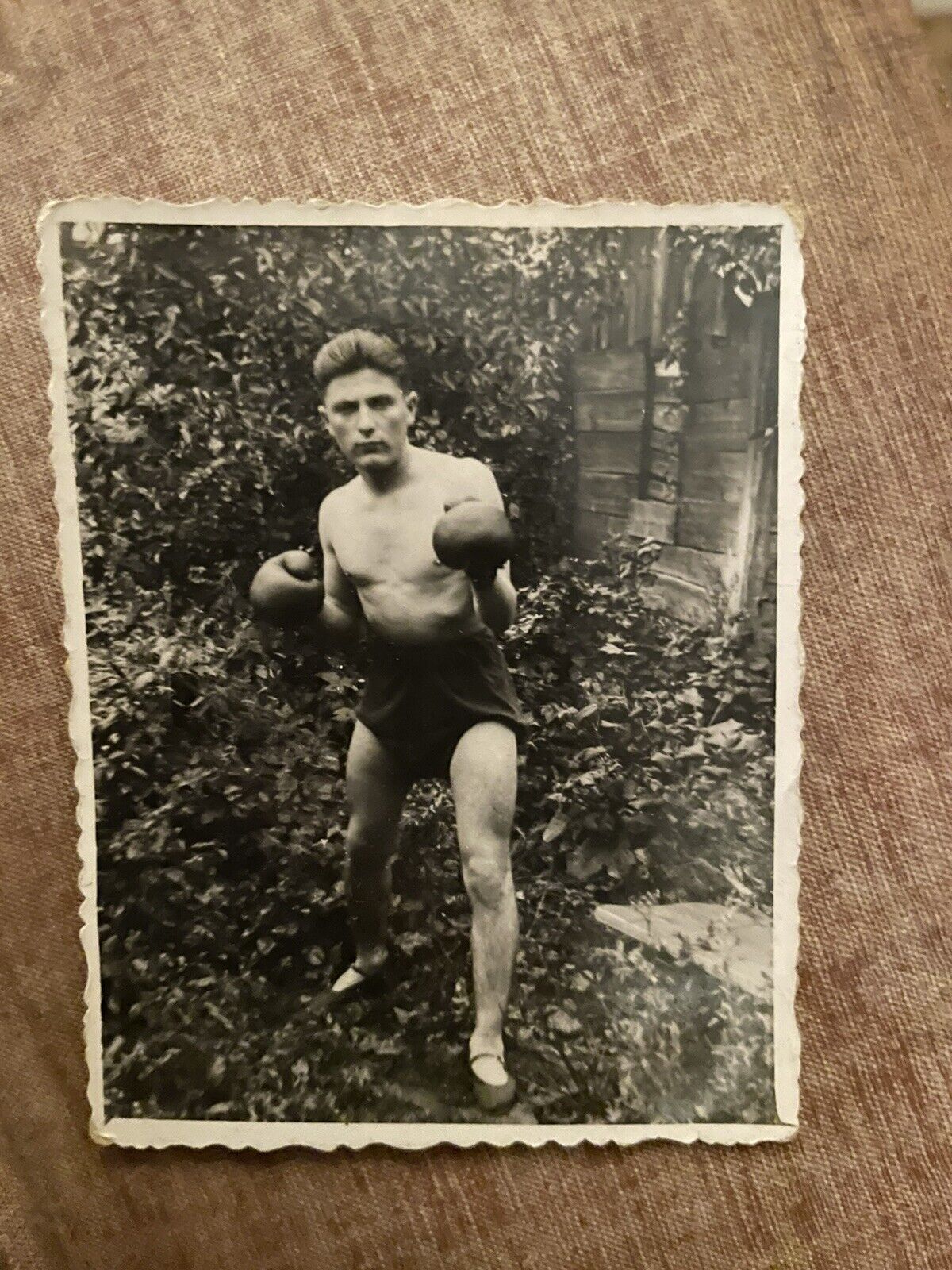 Vintage Boxer-old photographs vintage. Boxing