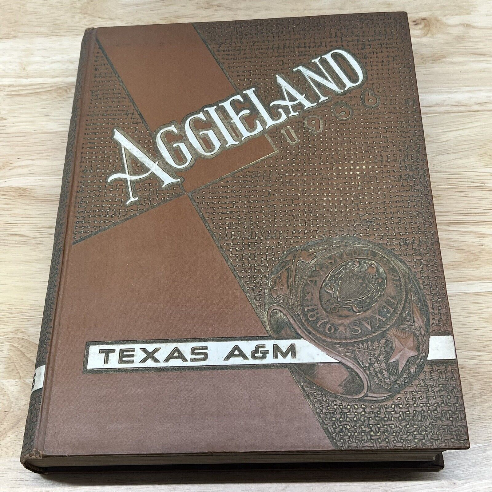 Aggieland Aggies 1956 Texas A&M University College Yearbook Coach Bear Bryant