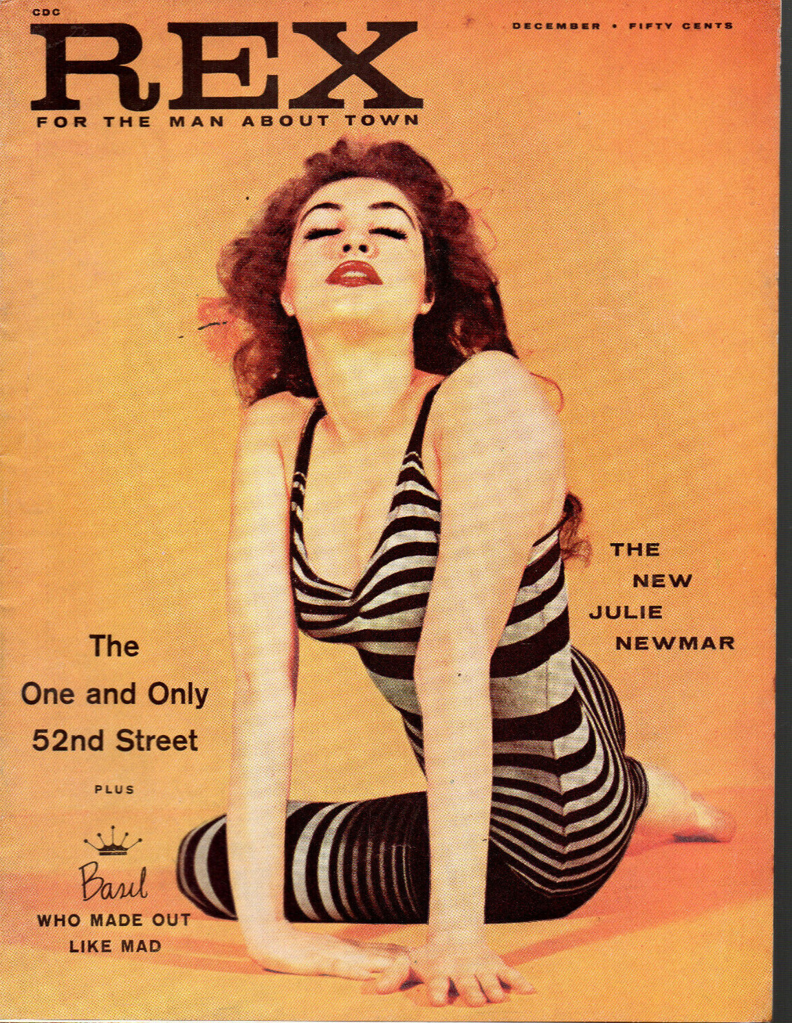 Rex Magazine For The Man About Town The New Julie Newmar  Nov 1957