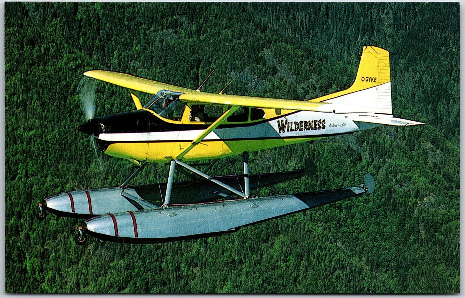 Wilderness Airline Cessna A185F Skywagon C-GYKE MSN 185-03191 Canada Postcard