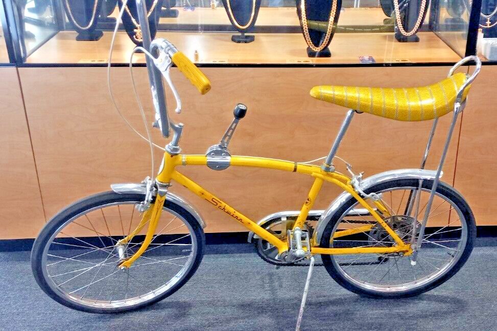 1973 Yellow Schwinn Fastback 5-Speed Bicycle