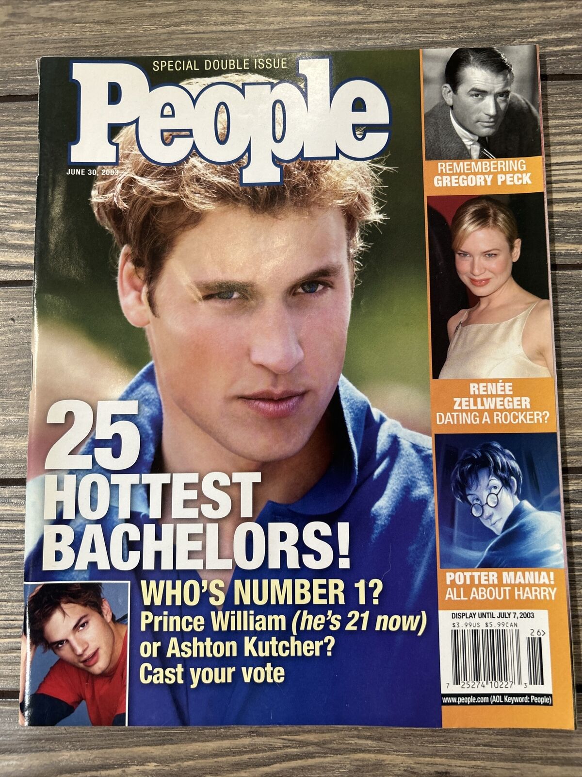 People Magazine June 30 2003/Prince Harry Cover/Harry Potter/Gregory Peck