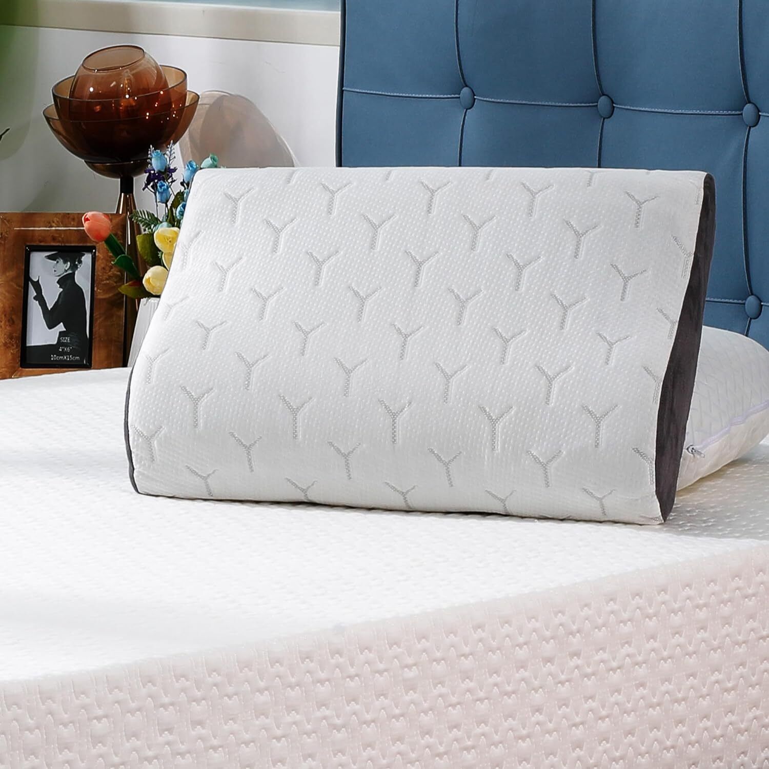 Height-Adjustable Memory Foam Pillow Neck Support Pillow