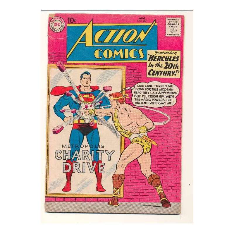 Action Comics (1938 series) #267 in Very Good condition. DC comics [d^