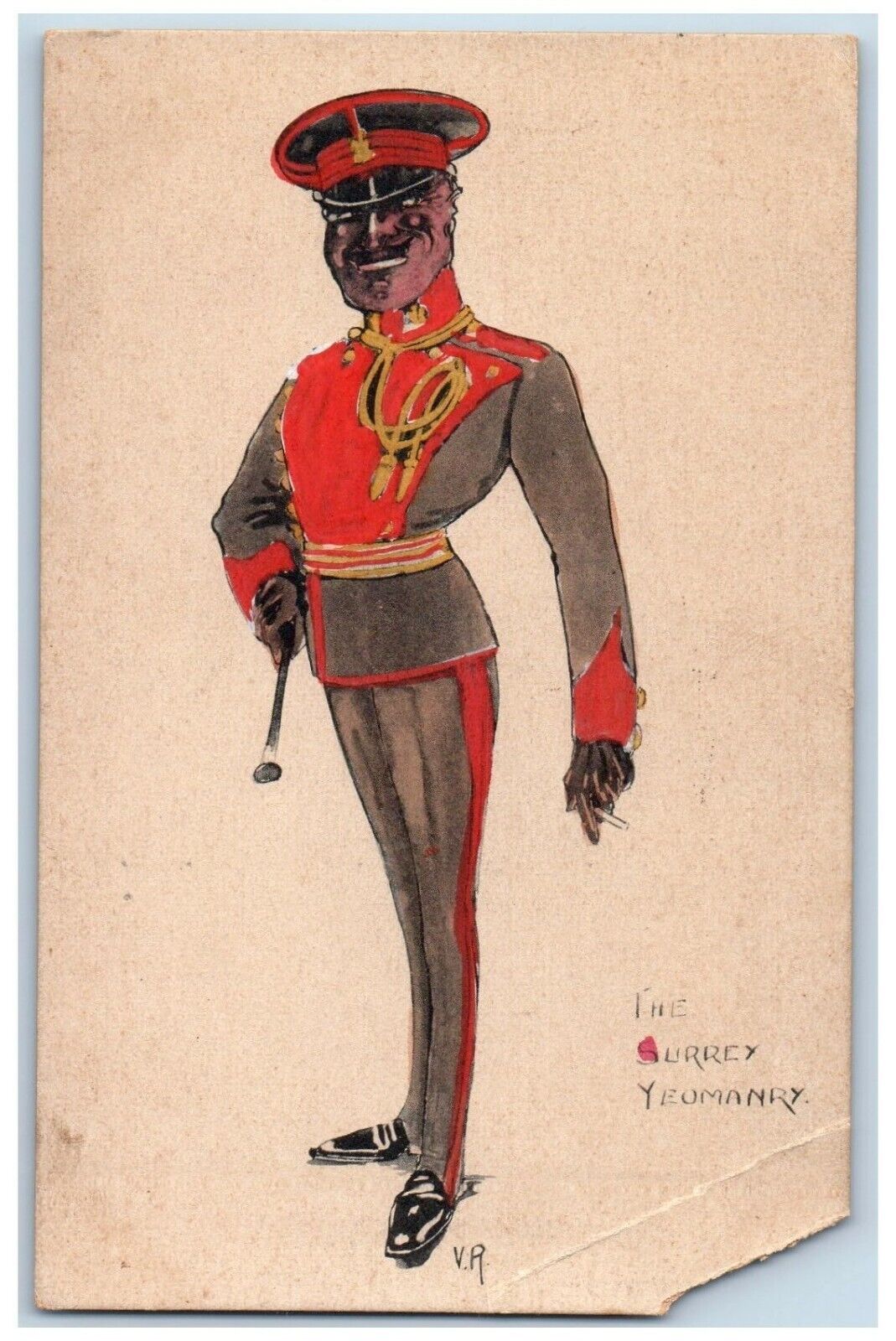 Minneapolis Minnesota MN Postcard The Surrey Yeomanry WWI 1909 Posted Antique