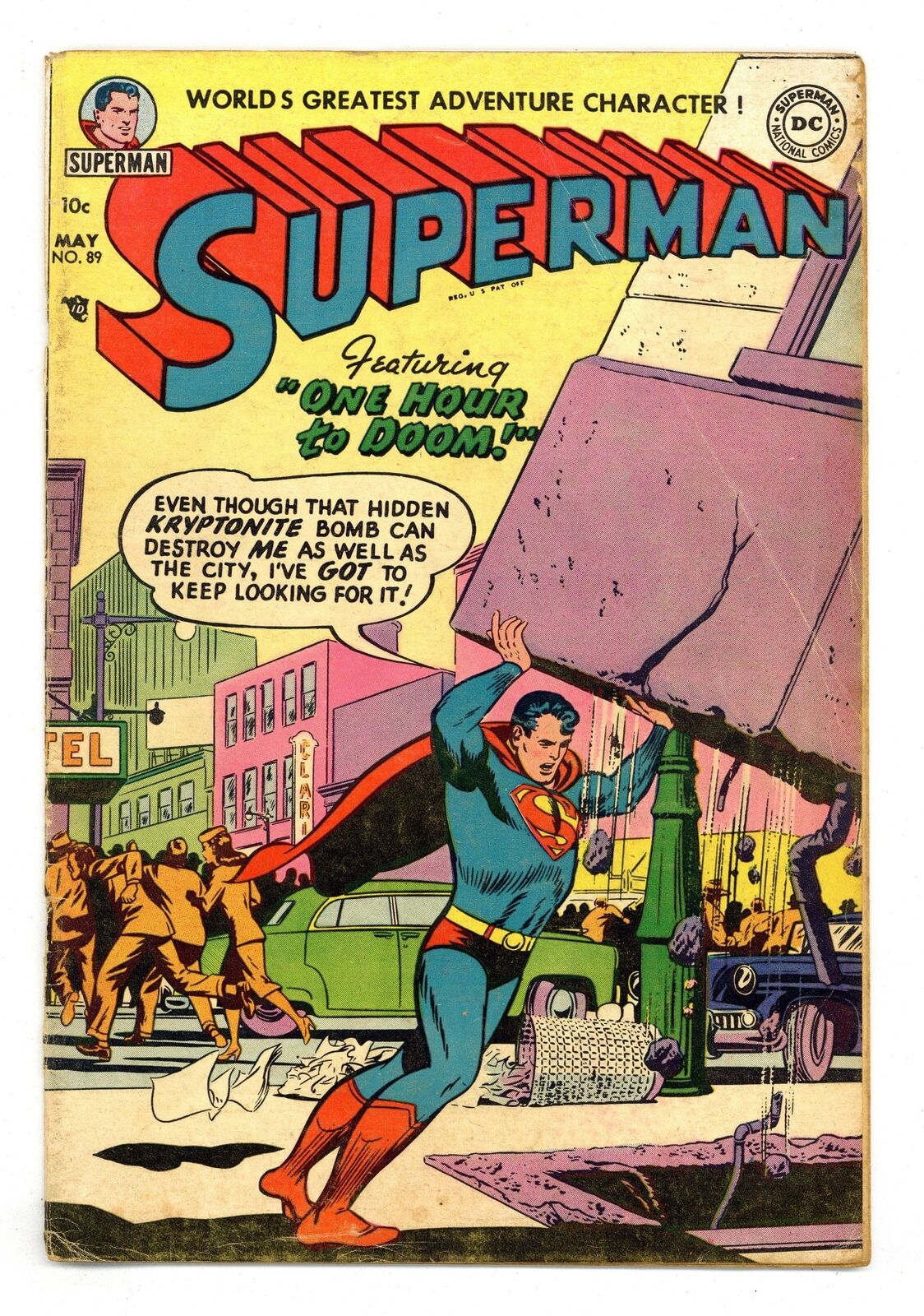 Superman #89 GD/VG 3.0 1954