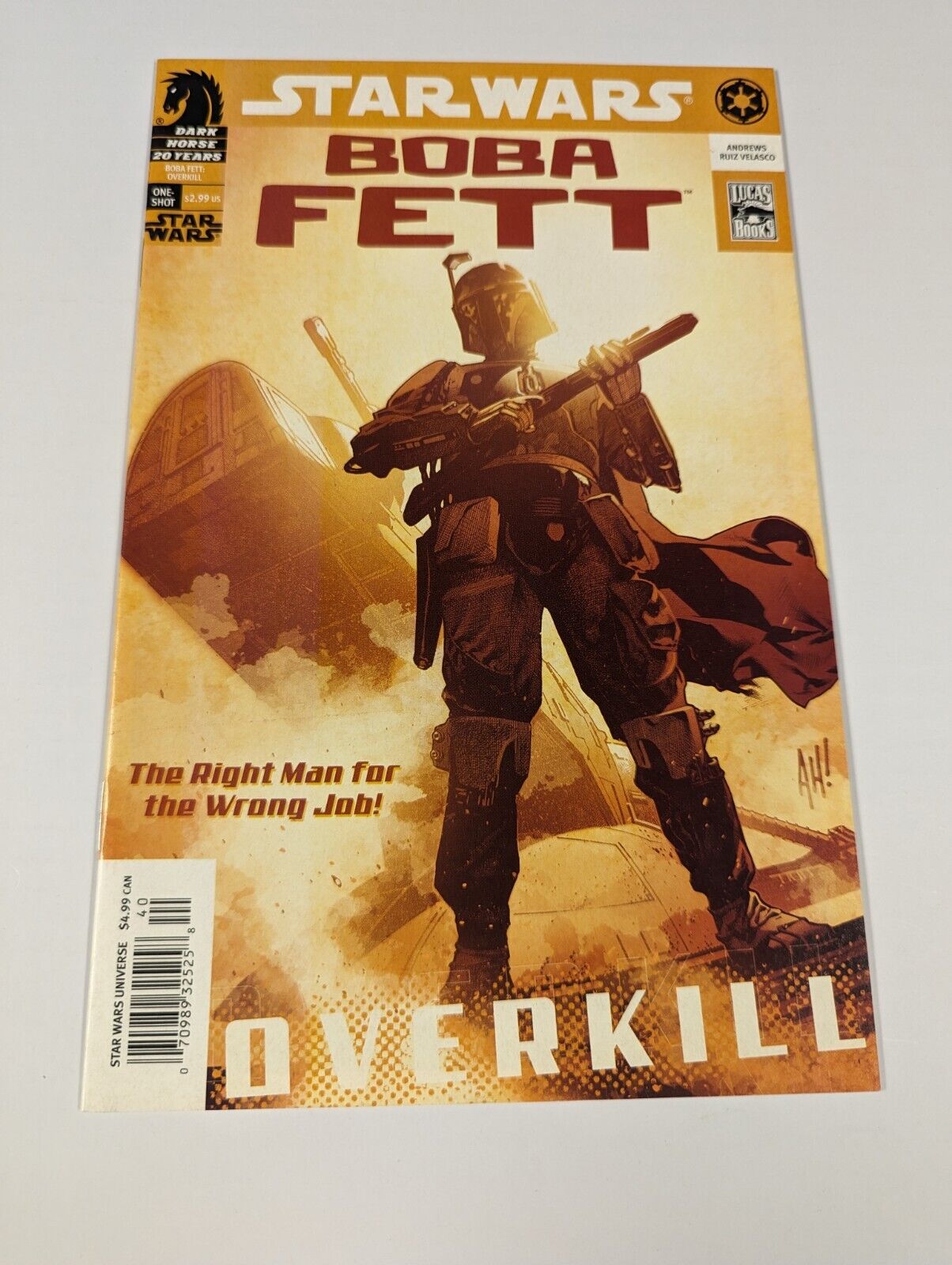 Star Wars Boba Fett Overkill #1 Comic Dark Horse / 2006 / Adam Hughes Cover (NM)