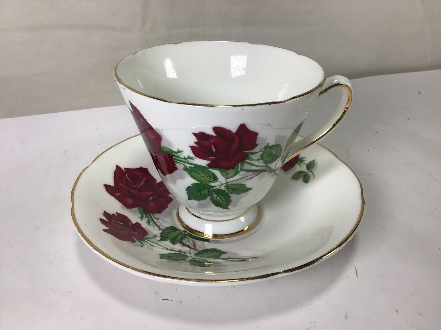 LL26 Old Royal Bone China Tea Cup and Saucer - Set 1 Cup & Saucer for Drink Ware