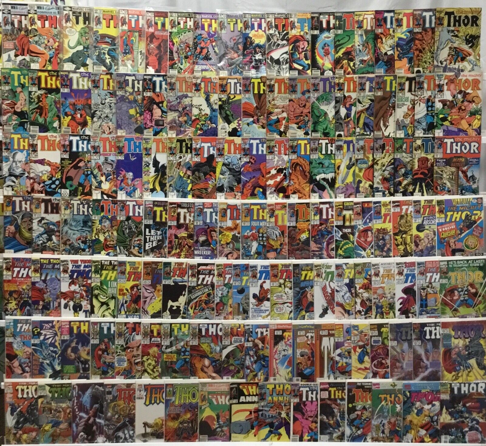 Marvel Comics - Thor 1st Series - Multiple Keys - Comic Book Lot of 130 READ BIO