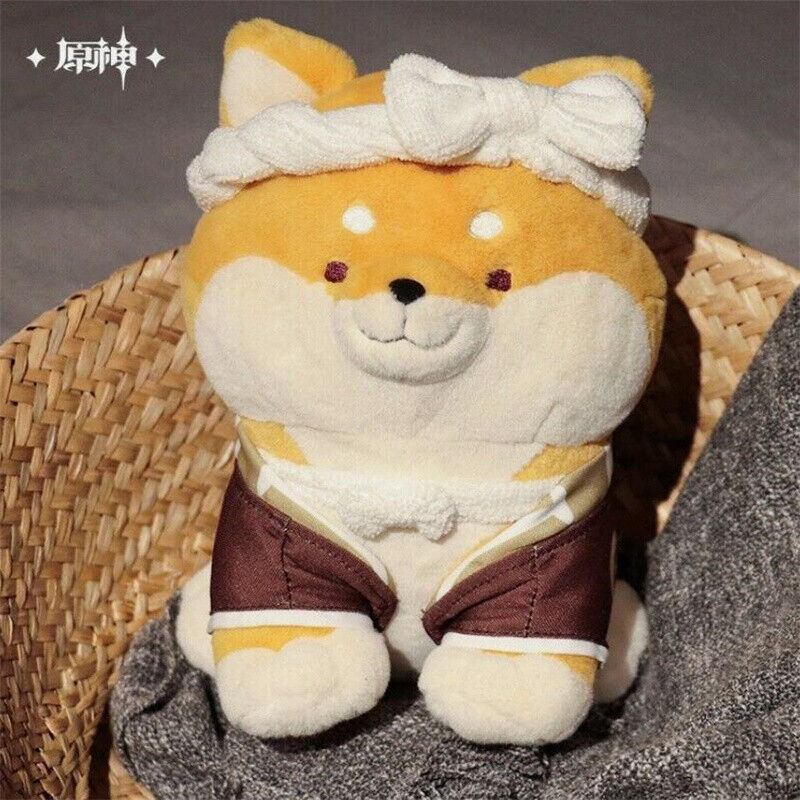 Anime Genshin Impact Taroumaru Plush Dolls Cute Dog Soft Stuffed Toys Gift