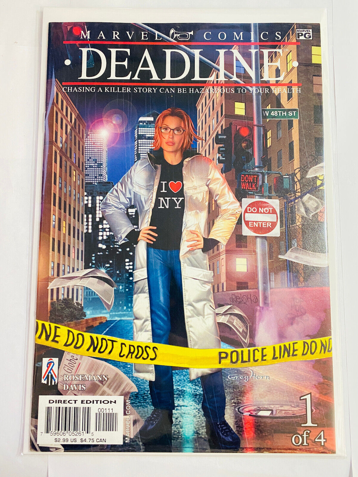 🔥SUPERCLEAN💎 - Deadline #1 (Marvel Comics, 2002)