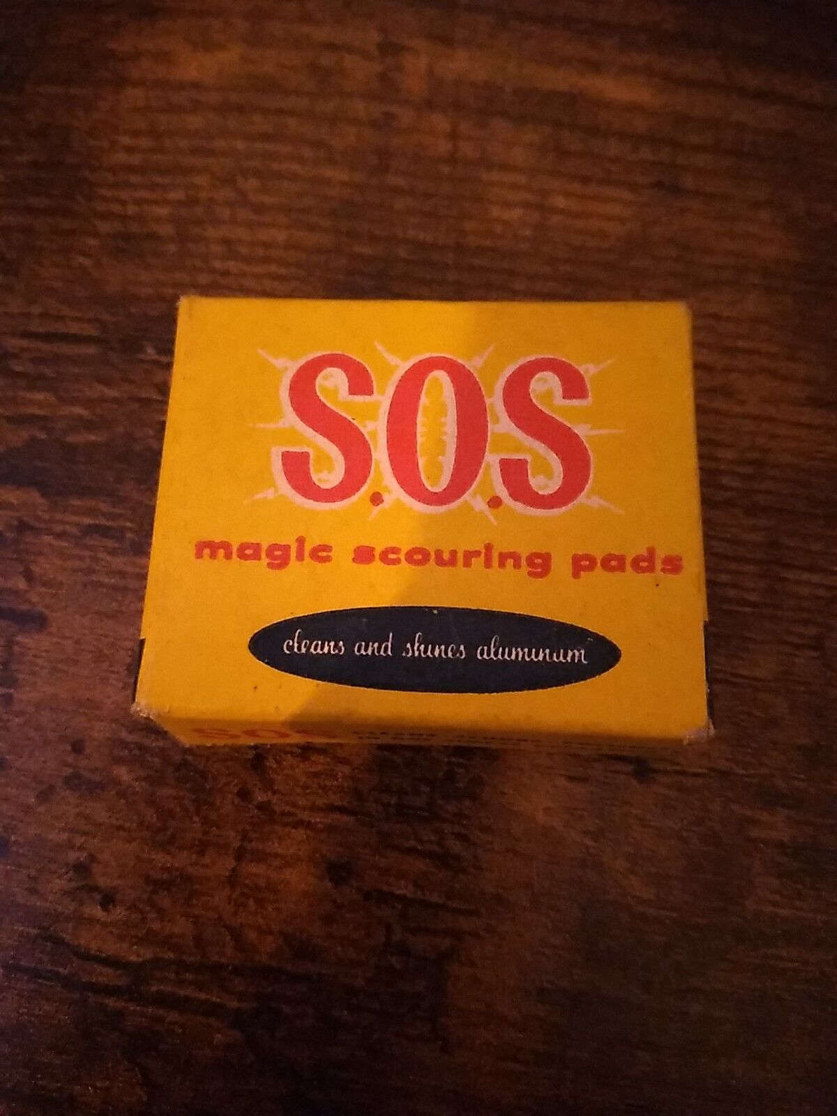 Vintage S.O.S. Magic Scouring Pad Sample Box