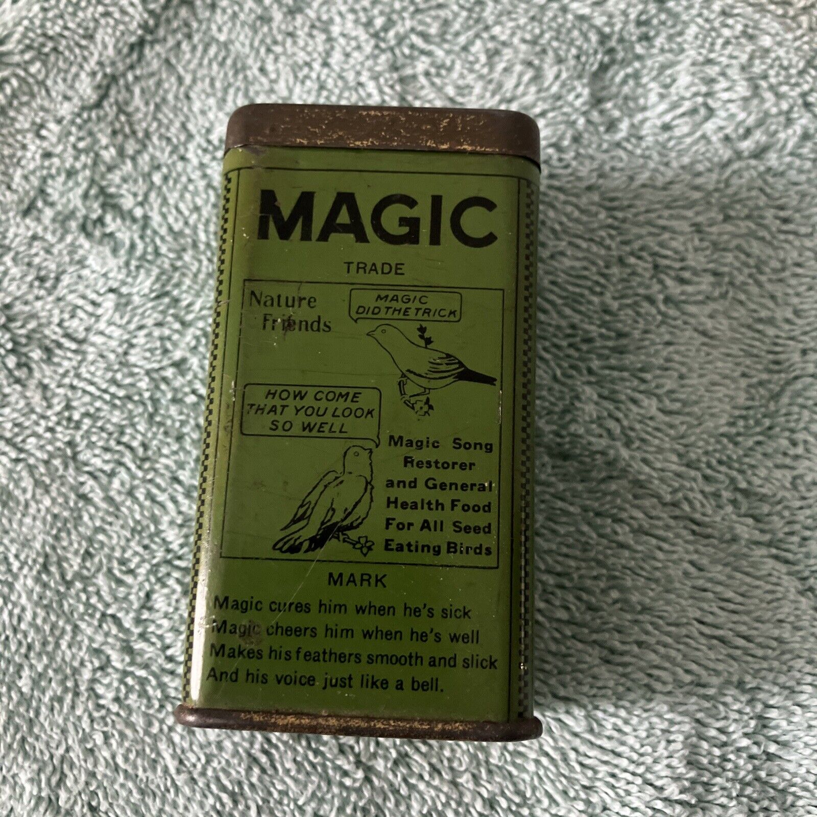 Vintage MAGIC Trade Nature Friends Tin