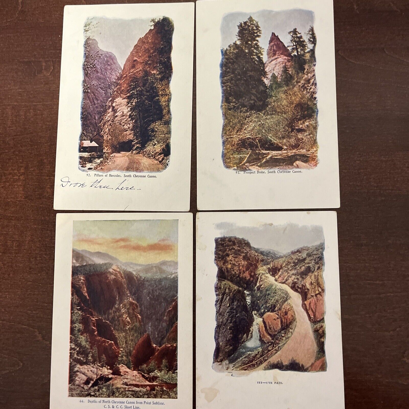 Vintage Embossed Colorado Postcards Circa 1908