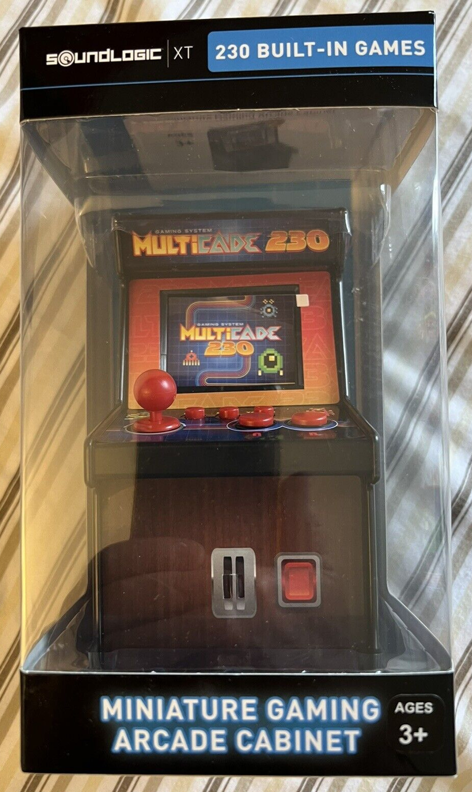 Sound Logic XT Multicade 230 Game Mini Arcade Video Cabinet *NIB* Mint Condition