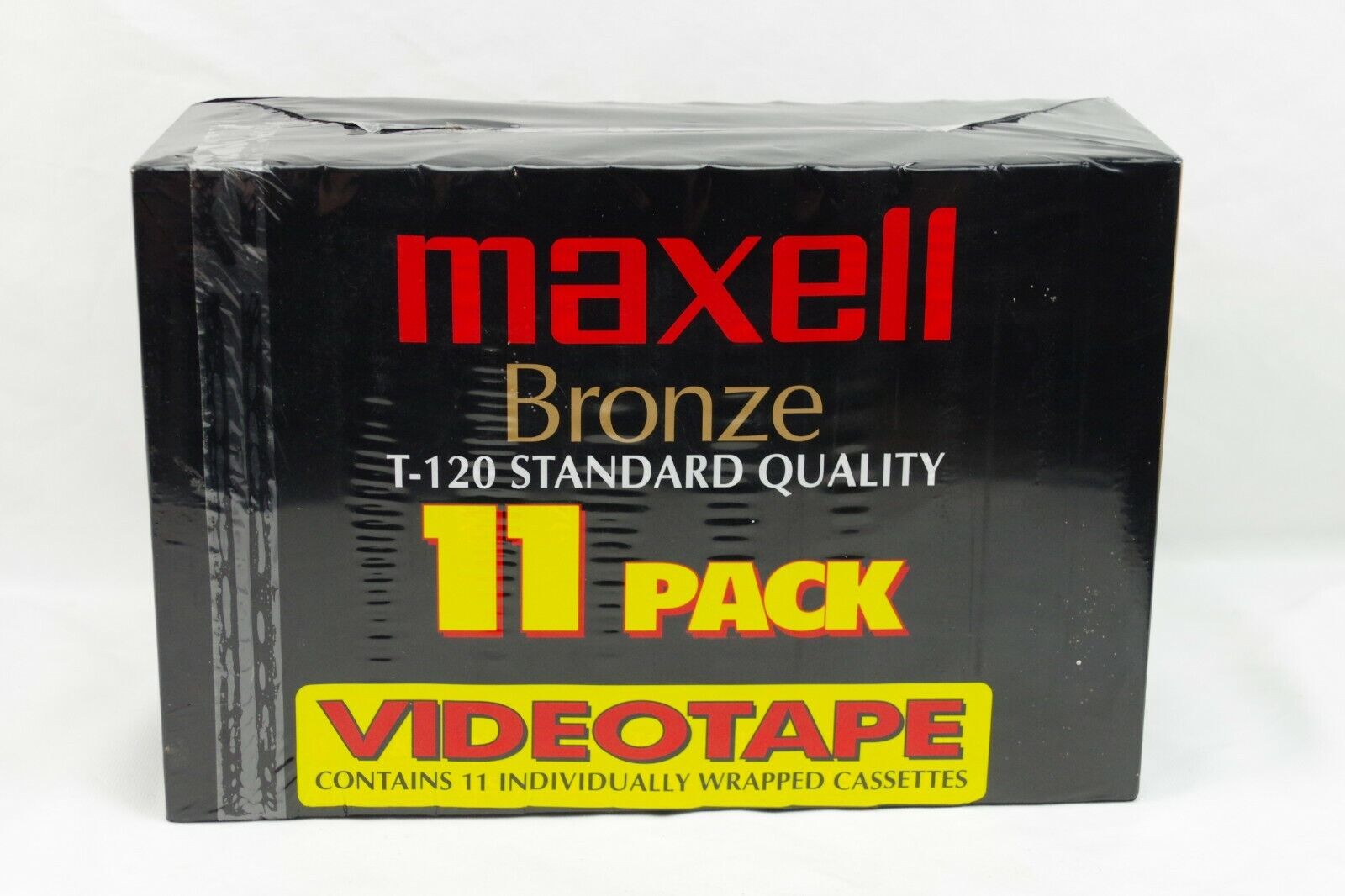 Maxell Bronze T-120 Standard Quality - 11 pack New Sealed VHS