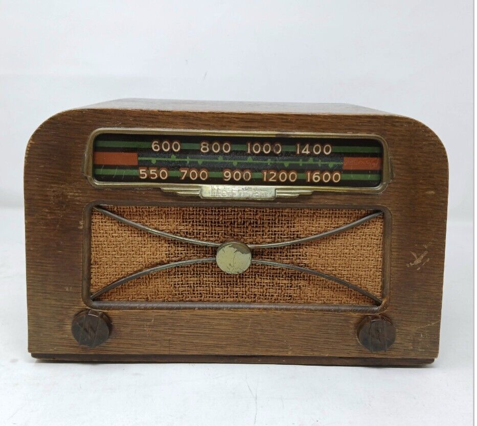 Vintage Hoffman Radio (Brown) Model A - 309 Designed By Charles & Ray Eames
