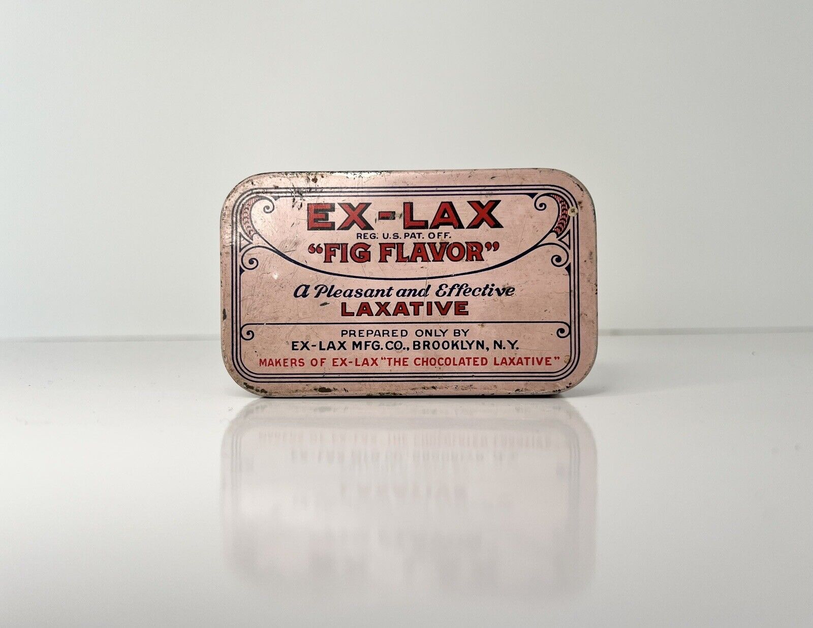 Vintage Ex-Lax Fig Flavored Laxative Tin