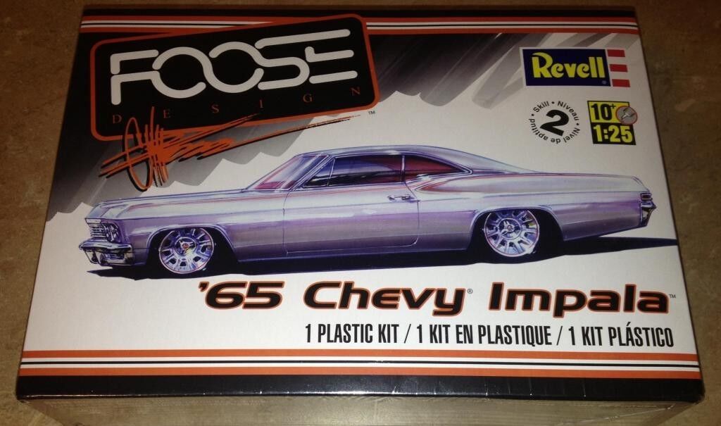 Revell 1/25 Foose \'65 Chevy Impala plastic car model kit new 4190