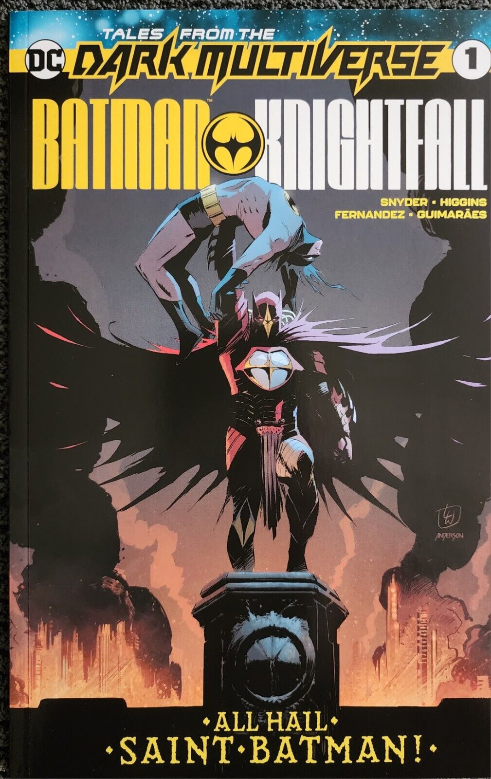 Tales From The Dark Multiverse Batman Knightfall #1 2019 Snyder Higgins Weeks