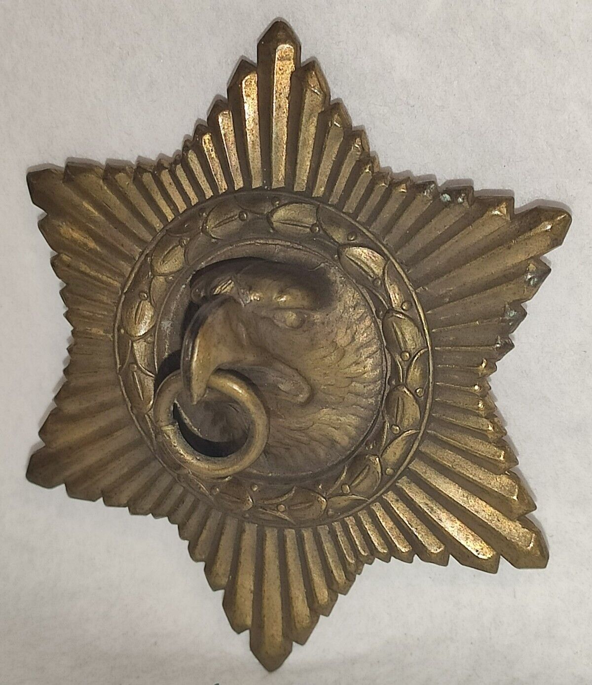 1893 Columbian Exhibition Columbia Guard Badge #922 Chicago World Fair 