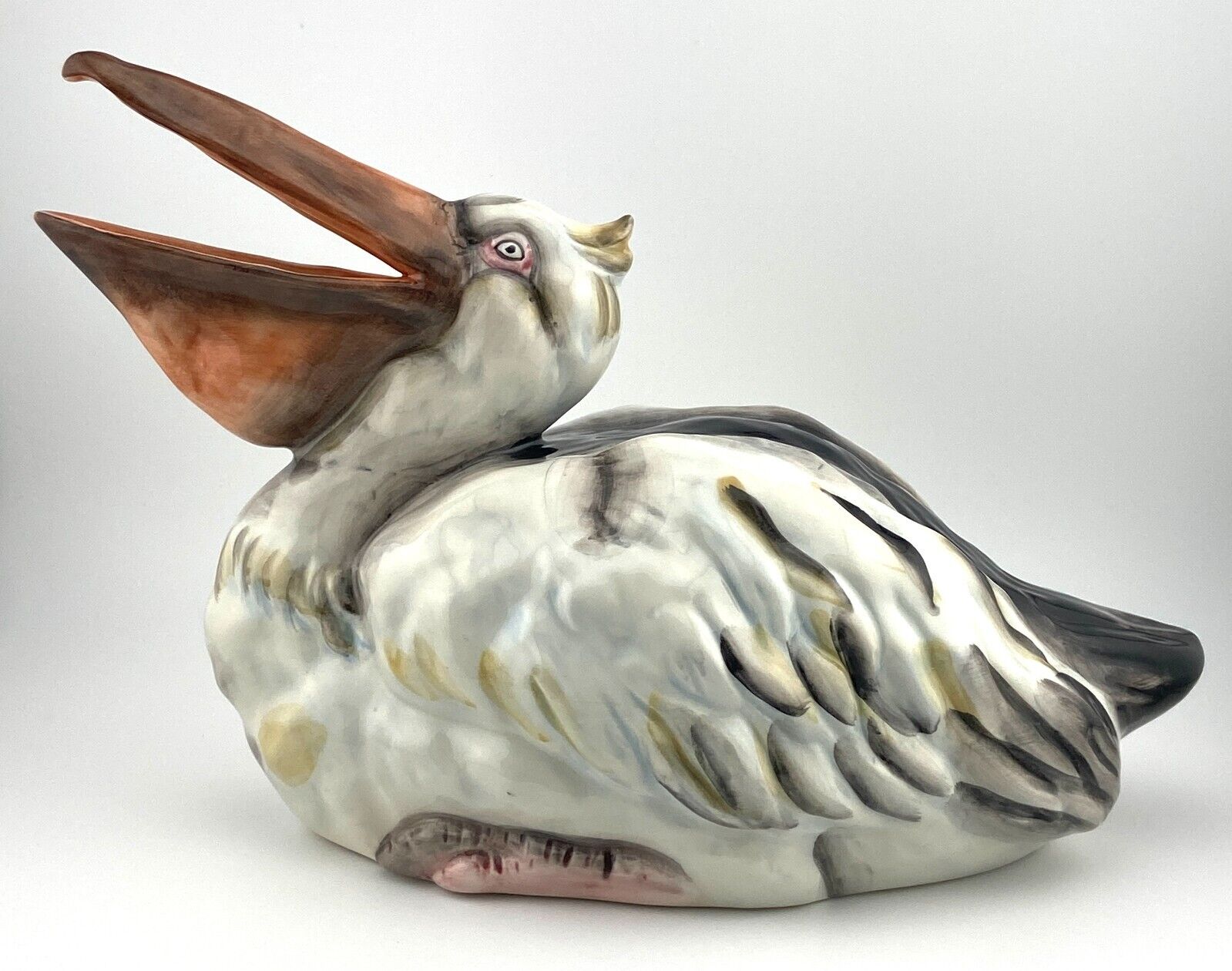 Blue Sky Clayworks Pelican Figurine Coastal Seabird Beach Home Decor - New