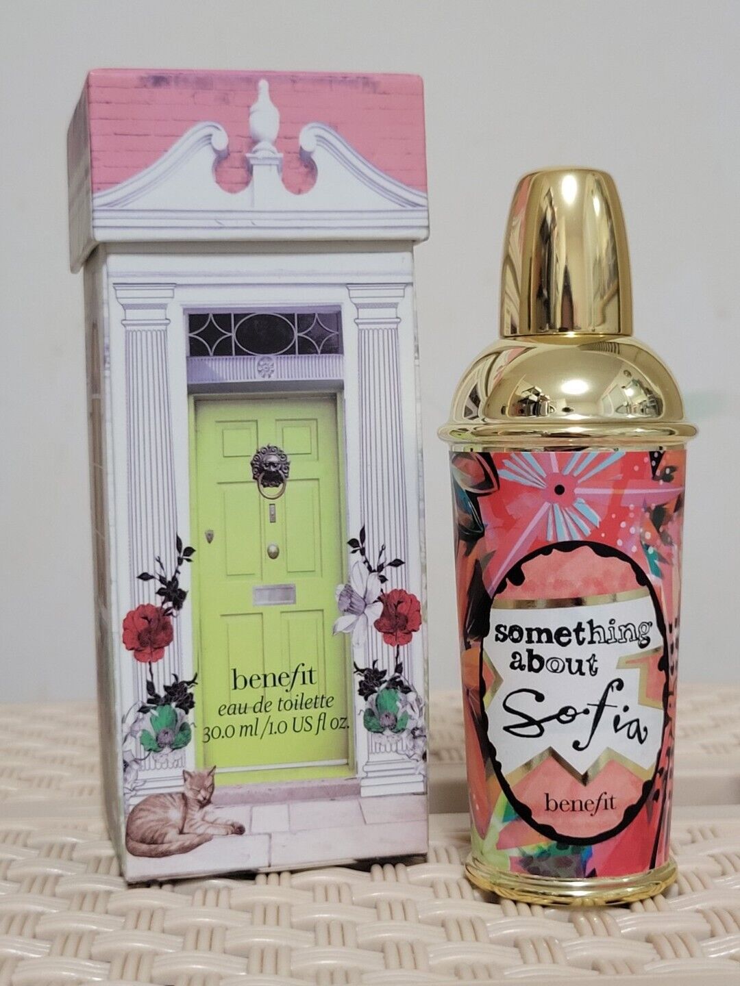 RARE Benefit There’s Something About Sofia 1oz EDT Perfume & Box DISCONTINUED