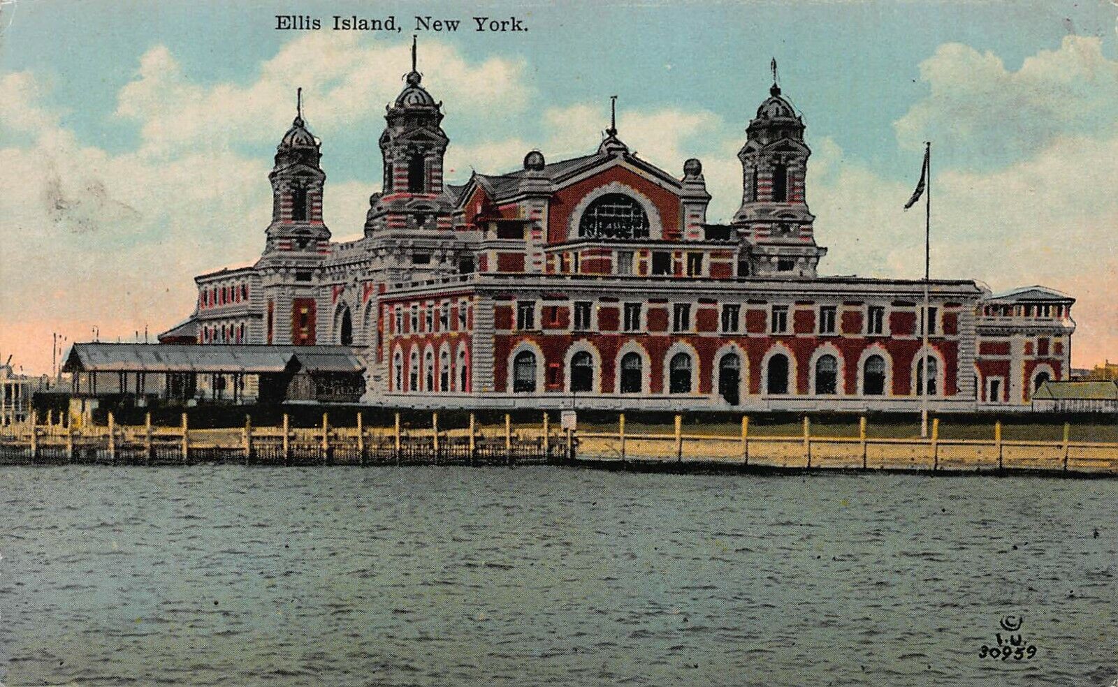 Ellis Island, New York City, N.Y., Early Postcard Unused 