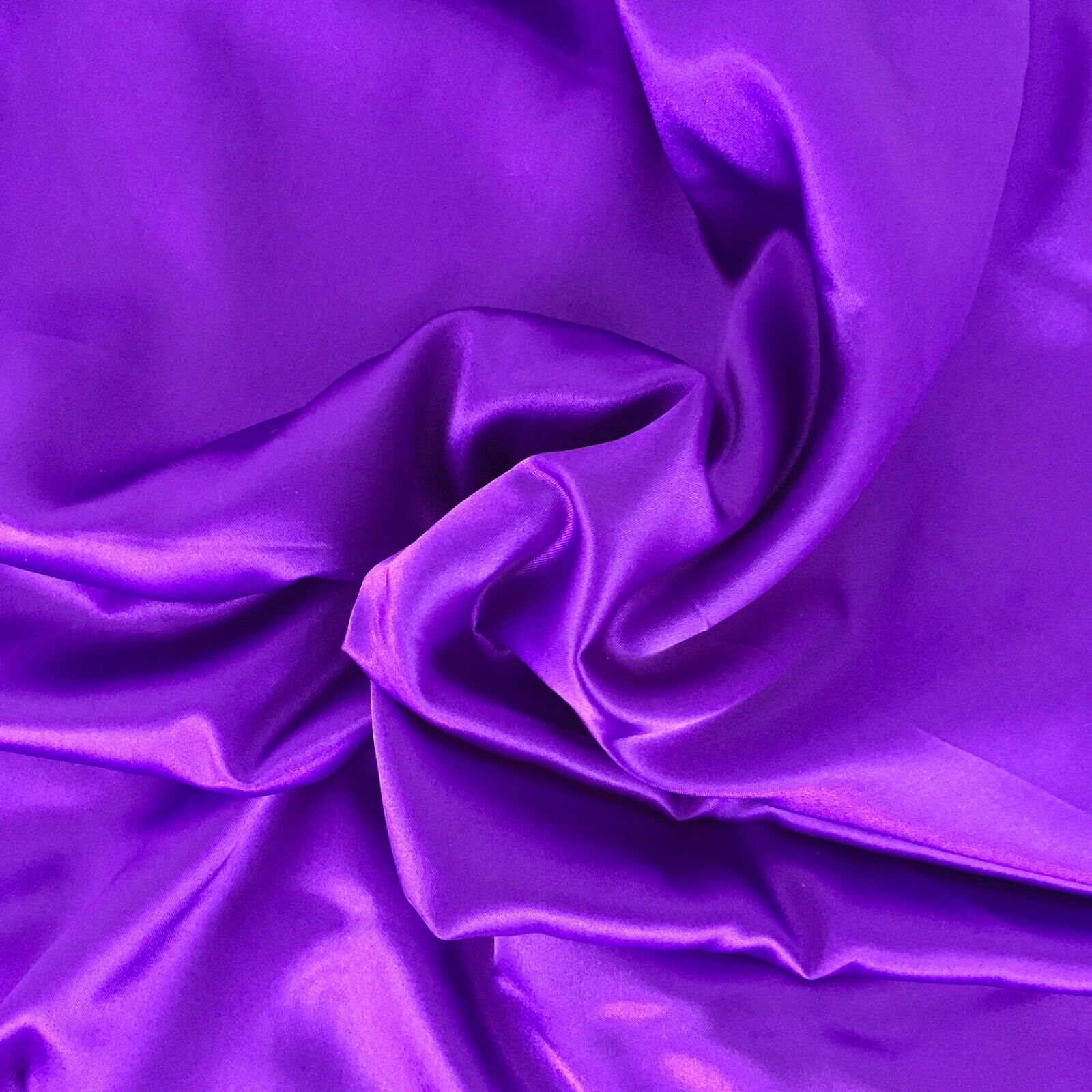 Vintage Westwood purple satin wet look glossy fabric 4 yards sewing crafting