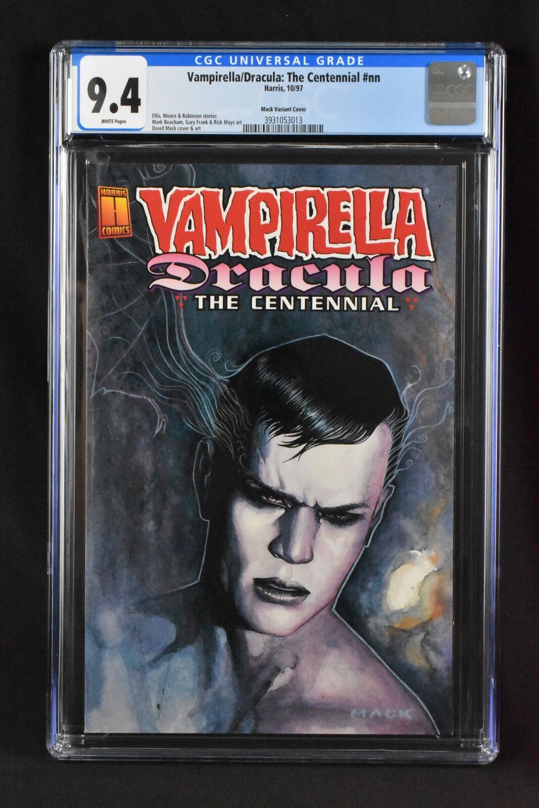 CGC 9.4 Vampirella/Dracula The Centennial #nn Harris Comic 10/97 Mack Variant
