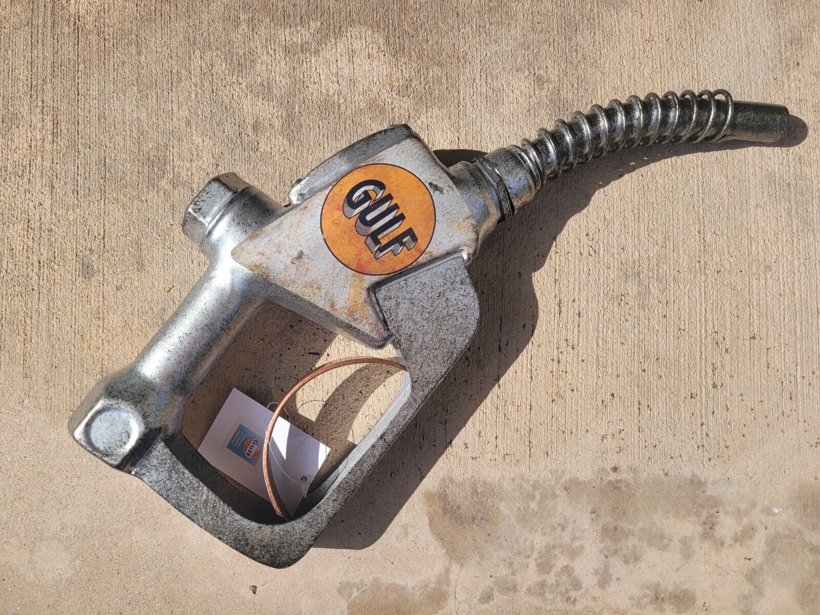 Gulf Oil Gas Pump Nozzle Wall Décor With Vintage Inspired Design