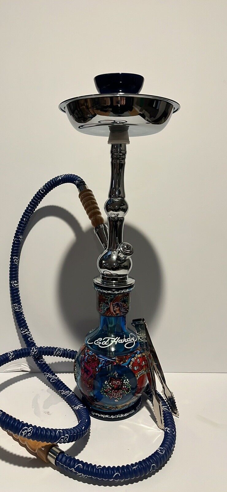 Collectible 18” Hookah “Ed Hardy” /complete set /Tattoo Design