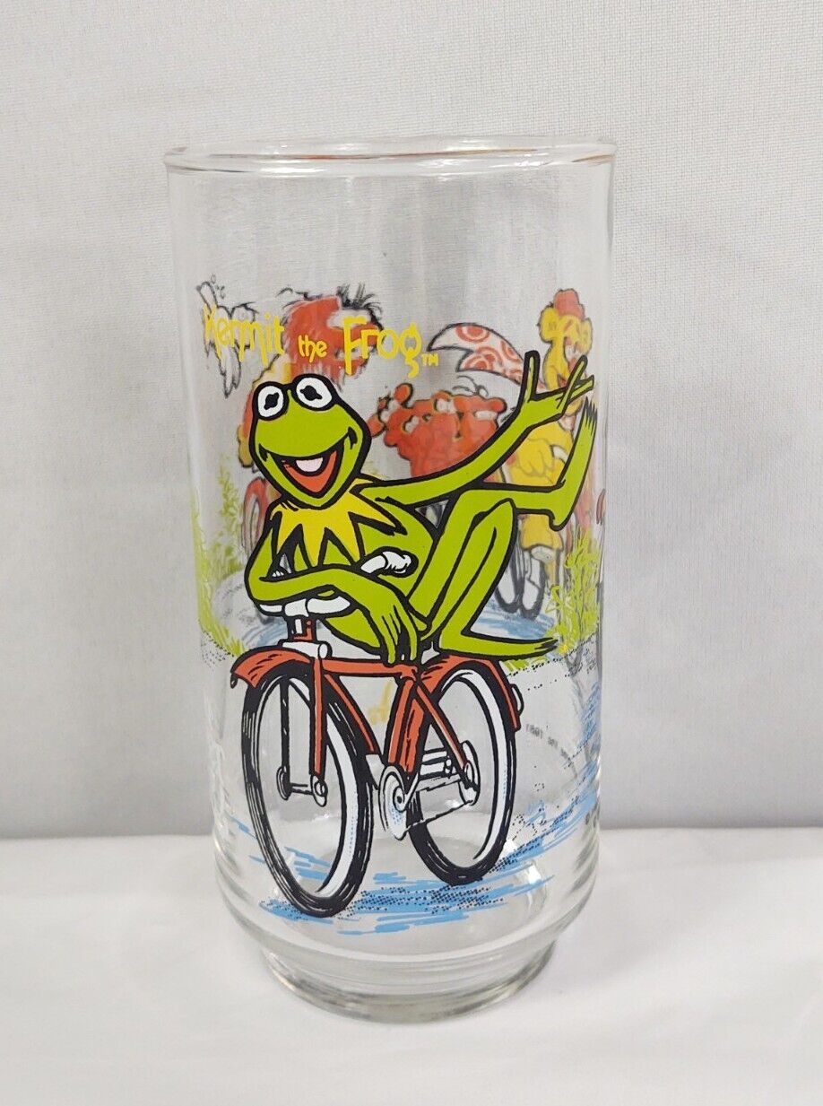 Vintage 1981 The Great Muppet Caper Collectable Drinking Glass Henson Movie 