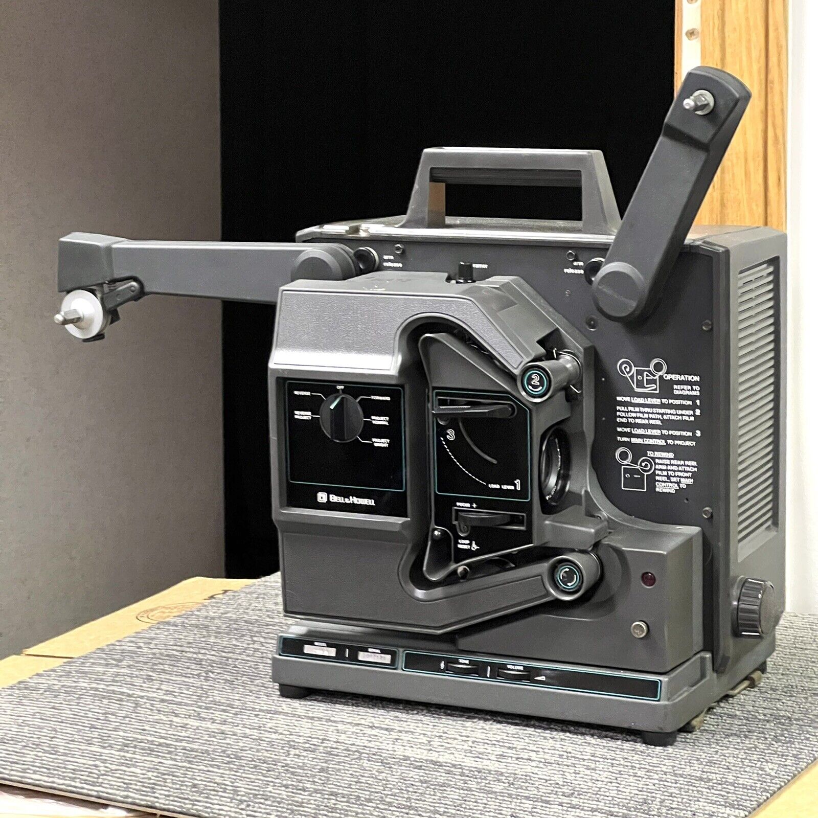 Vintage Bell & Howell Filmosound 2580C Film Projector 16MM