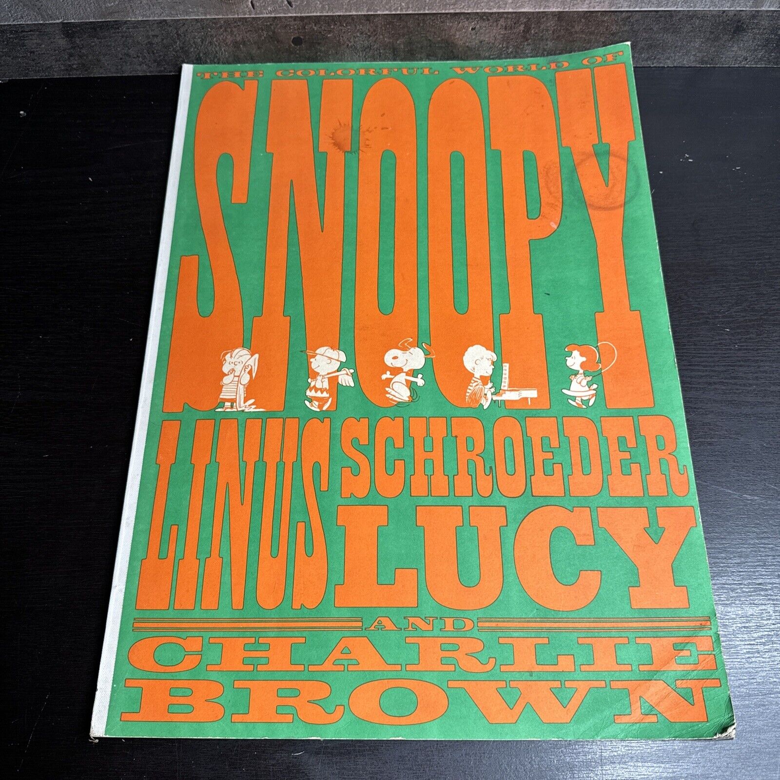The Colorful World Of Snoopy Linus Schroeder Lucy Charlie Brown Vintage 1968