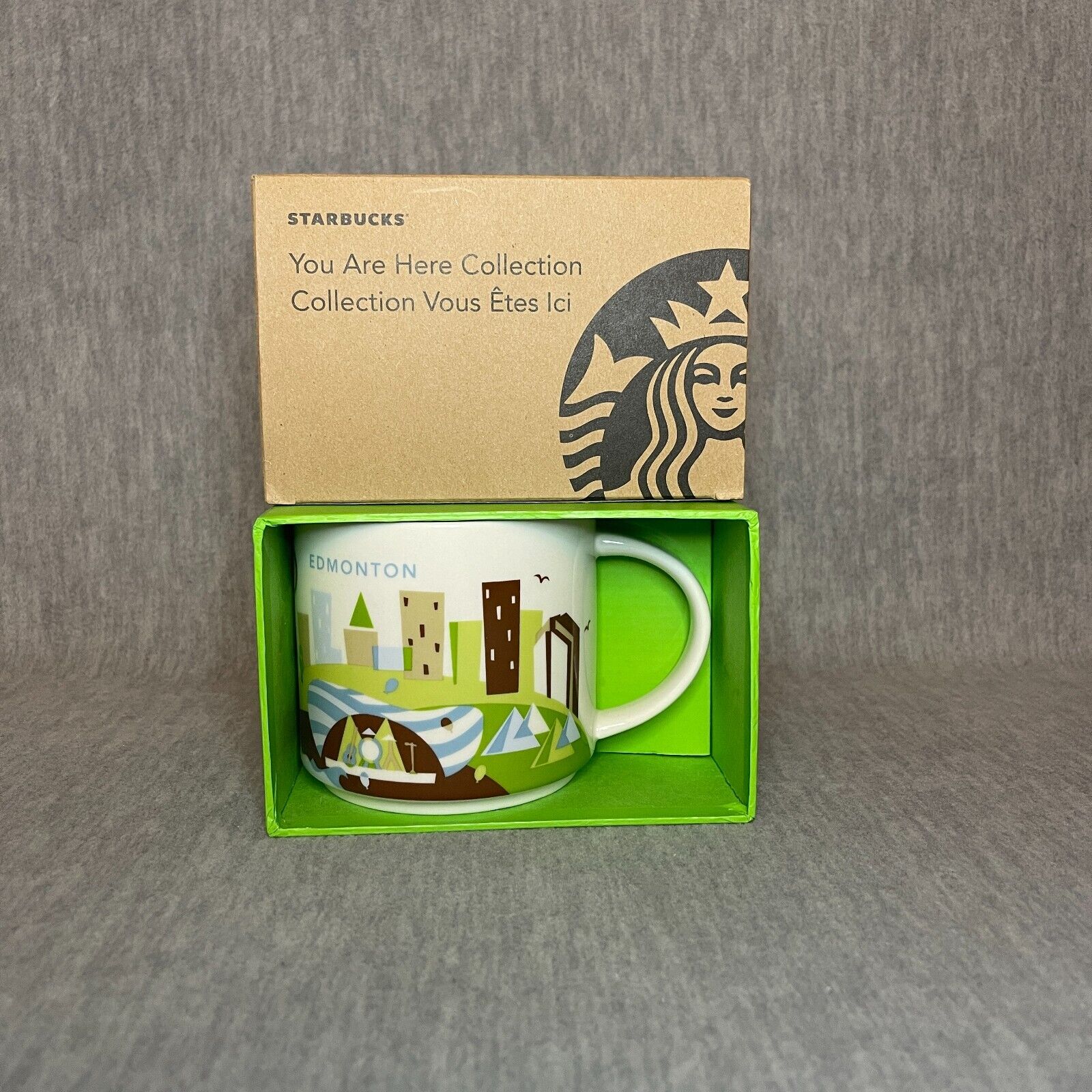 Starbucks You Are Here Collection EDMONTON Canada Mug 2013 with Box