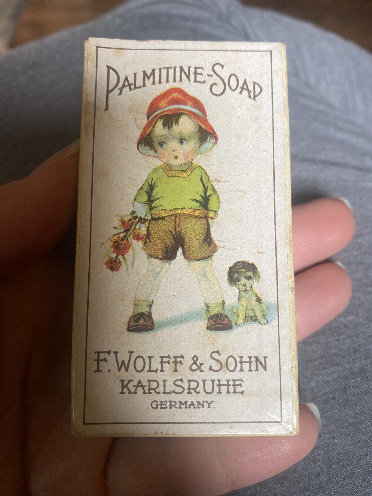 Antique Palmitine Soap F. Wolff & Sohn Karlsruhe Germany