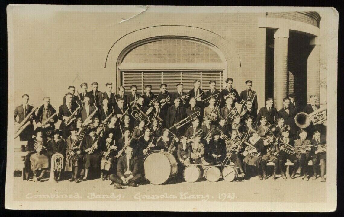 GRENOLA KS Kansas c1923 RP Band