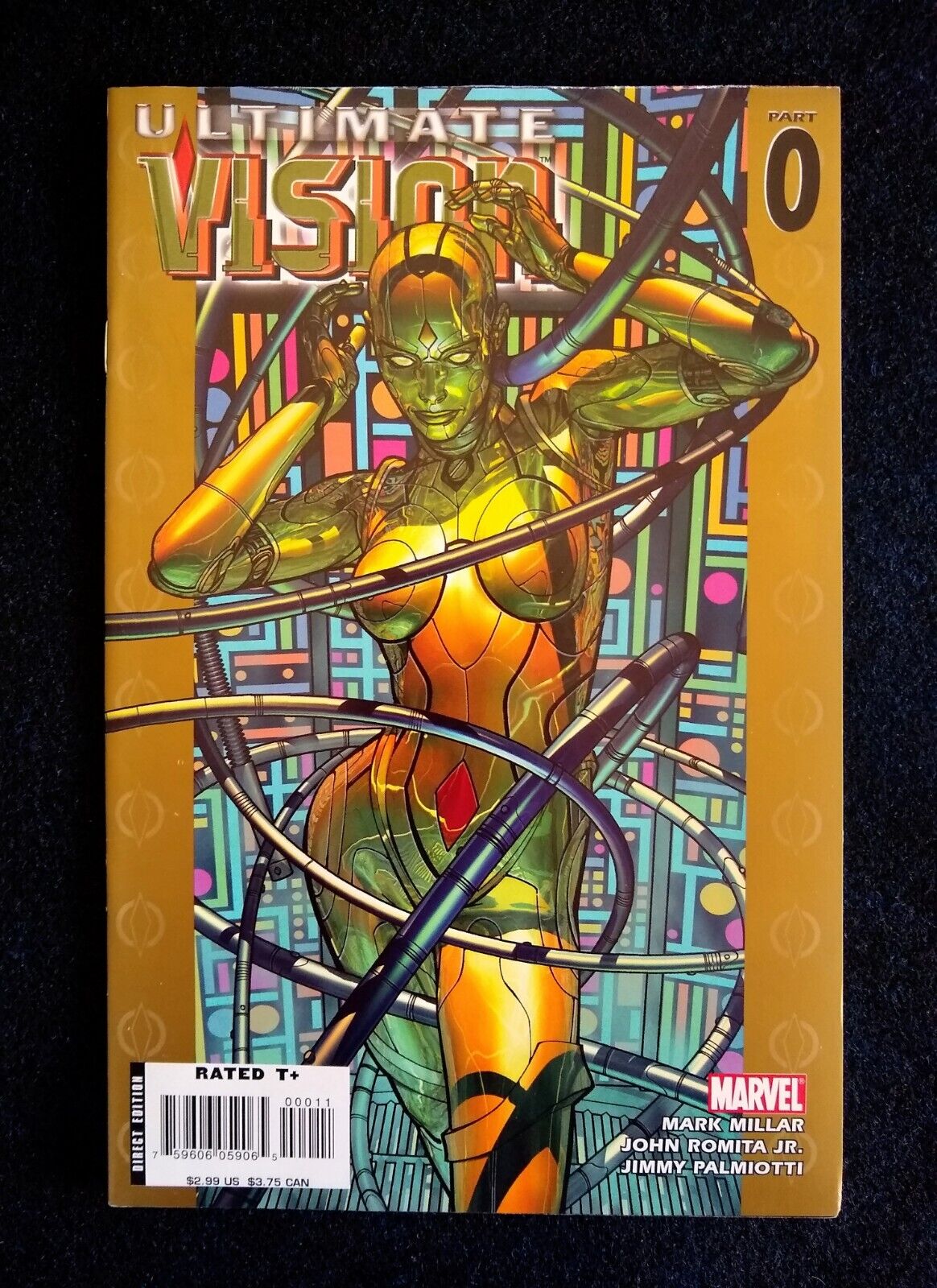 Ultimate Vision Part #0 Marvel 2007 MCU Comic Book John Romita Jr. Wandavision