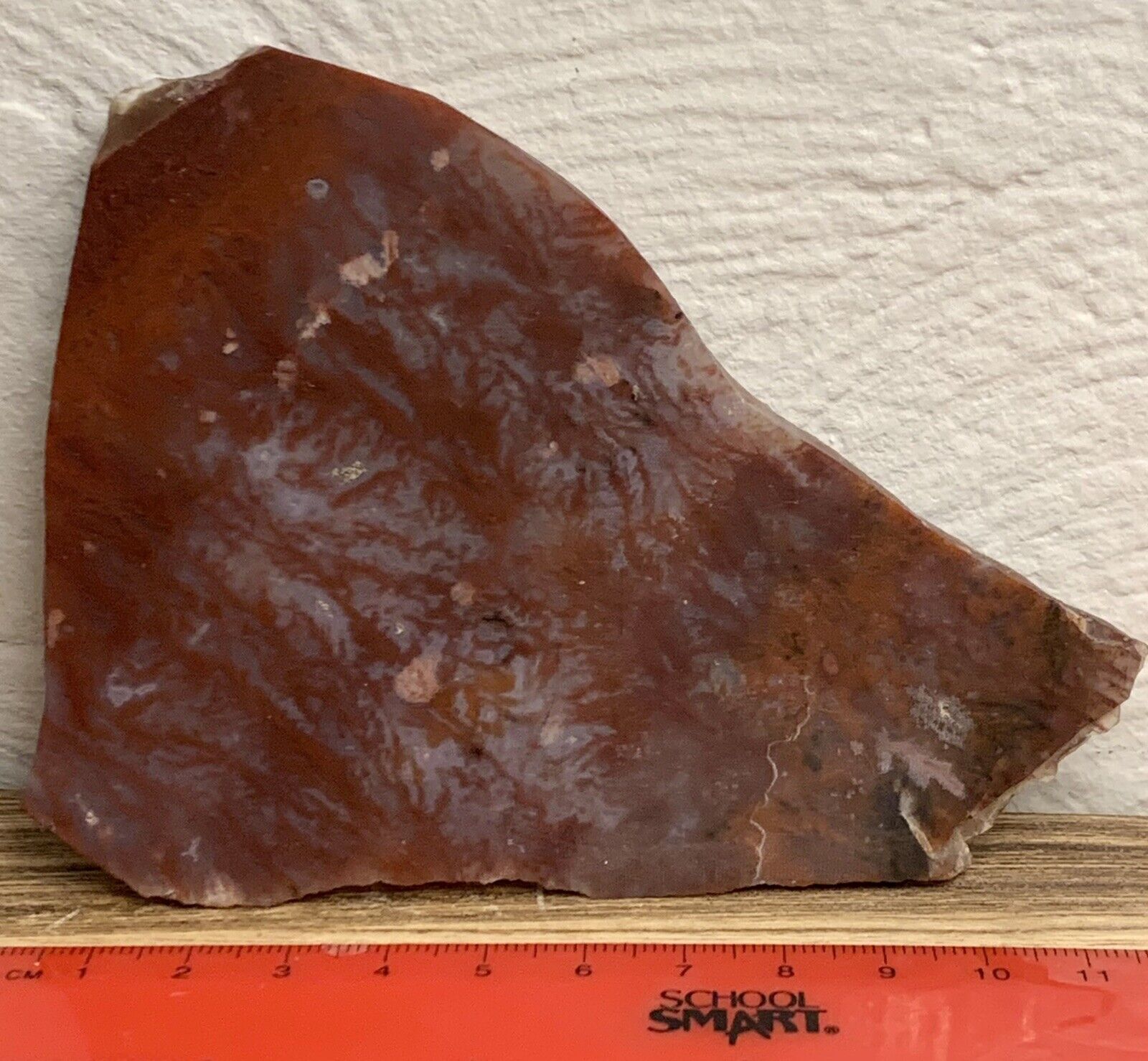 Red Moss Agate Slab From My Grandpa’s Collection 1960’s-70’s