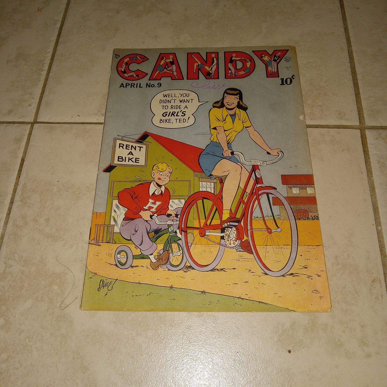 1948 Candy # 9 Comic Girly Art Nice Copy