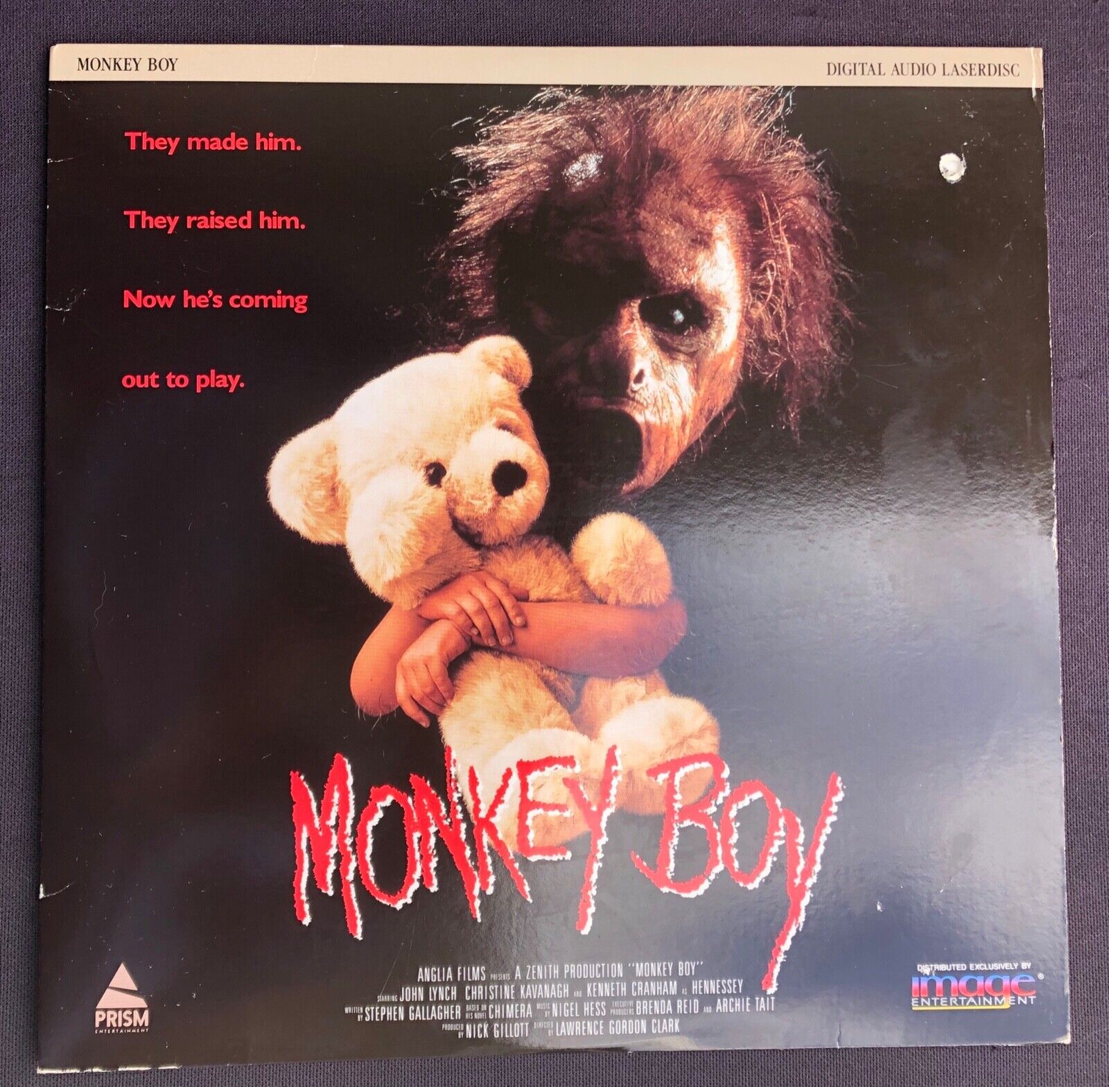 Monkey Boy Horror Movie Rare Laser Disc