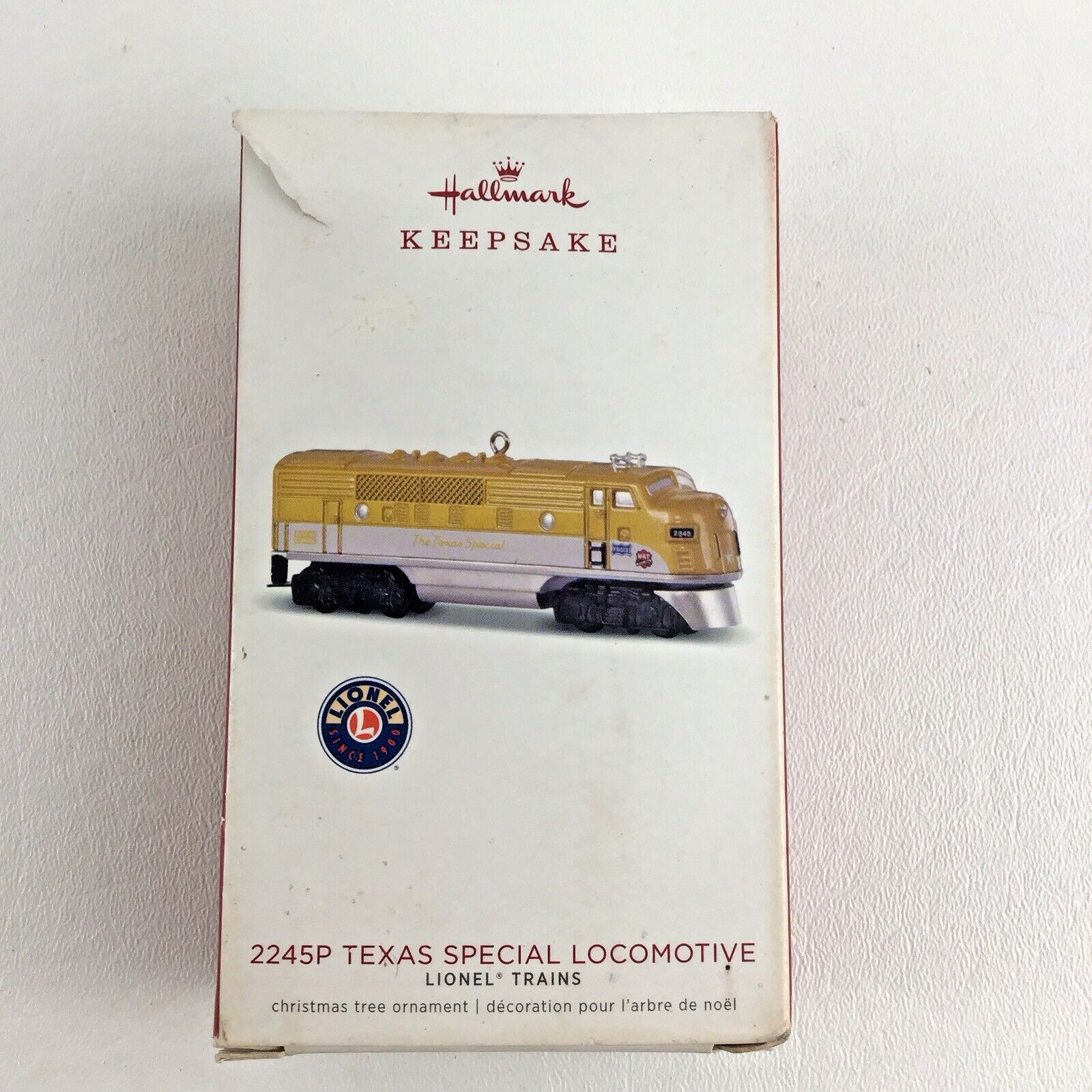 Hallmark Keepsake Christmas Ornament Lionel Train 2245P Texas Special Locomotive