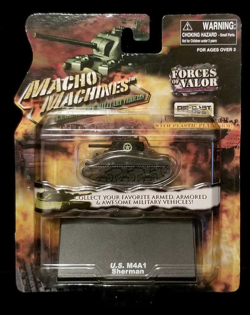 Unimax - Forces of Valor - Macho Machines - U.S. M4A1 Sherman - New on Card