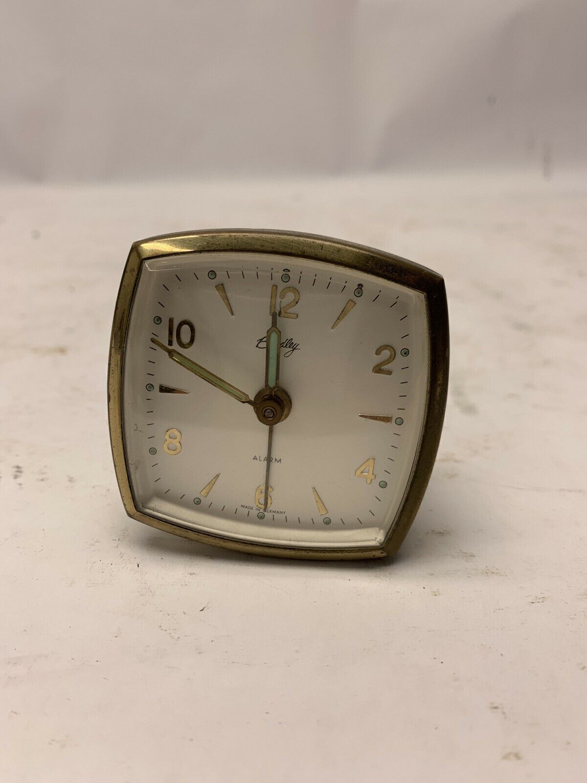 Vintage Bradley Travel alarm clock For Parts & Repair