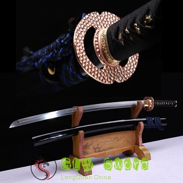 Handmade AISI/SAE H2600 Steel Japanese Samurai Swords Oil Quenched Real Katana