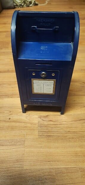 Vintage Metal Brumberger Mailbox Bank 9x4 1/2 Original